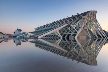 Moderne Architektur der Stadt der Künste und Wissenschaften in Valencia
