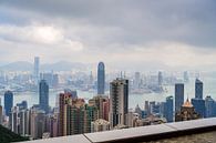 Hongkongs Blick vom Victoria Peak von Lorena Cirstea Miniaturansicht