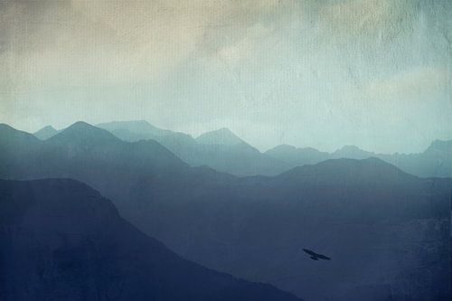 Berge im Morgendunst - Airolo - Sankt Gotthardt - Schweiz