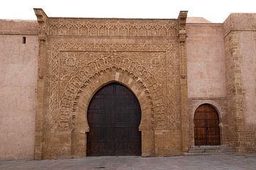 Gate of Kasbah des Oudayas in Rabat, Morocco by Karin Schipper