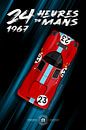 24 Heures du Mans 1967 Attwood Courage von Theodor Decker Miniaturansicht