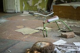 Child bike Chernobyl by Erwin Zwaan