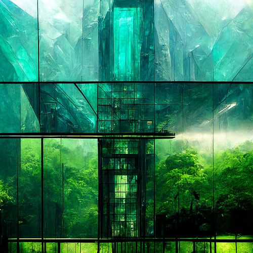 Doorkijk naar landschap