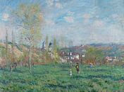 De lente in Vethuil, Claude Monet van Meesterlijcke Meesters thumbnail