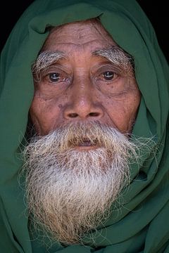 Een oude Javaanse man van Anges van der Logt