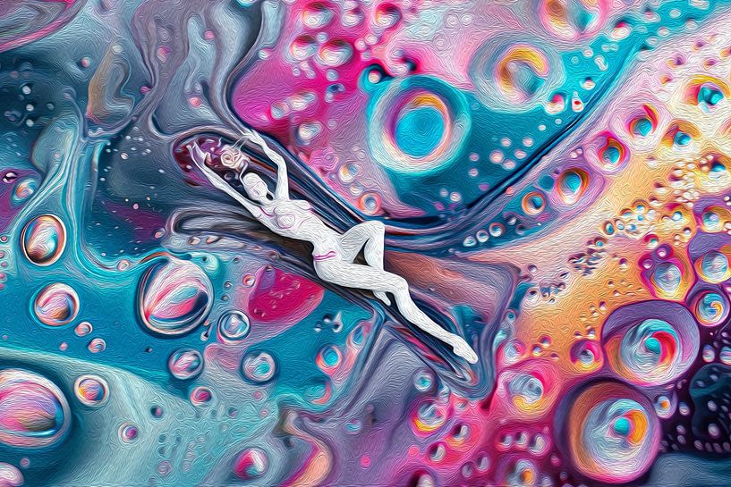 Flower-Power-Kunst von Egon Zitter