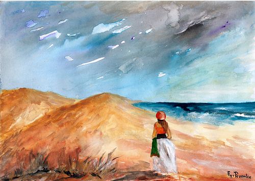 promenade sur la plage