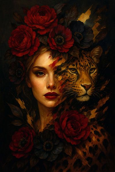Porträt Panthera Couture von Moonheart Artworks