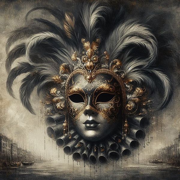 Venetian mask by Nicolette Vermeulen