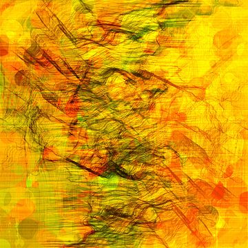 Sundering - abstracte digitale compositie van Nelson Guerreiro