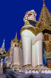 Yangon: Sule pagode by Maarten Verhees
