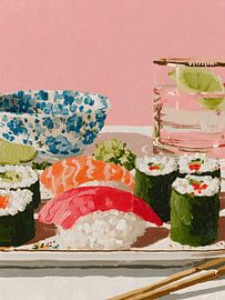 Des sushis pour le groupe sur Gypsy Galleria
