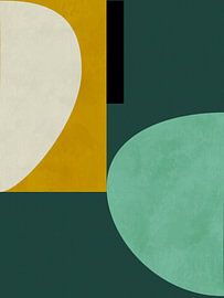 Geometrische compositie 5 van Ana Rut Bre