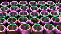 Bunte Kupplungsbusse