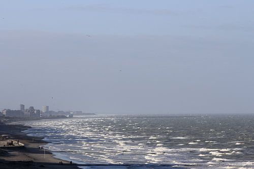 stormachtige branding