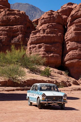 Los Colorados met oldtimer Peugeot (3)