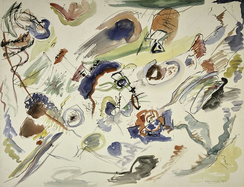 Untitled, Wassily Kandinsky by Masterful Masters