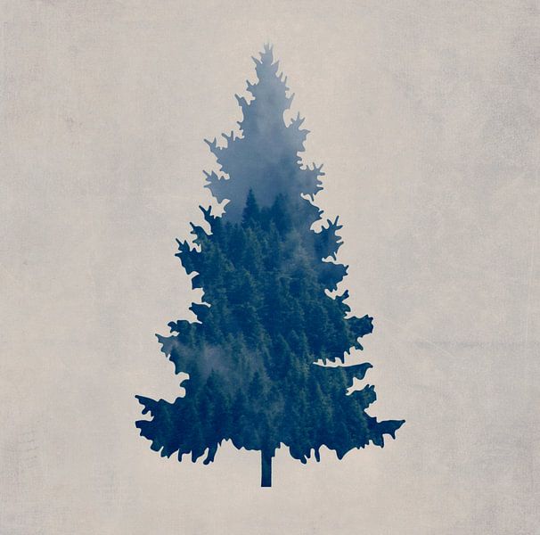 Foggy Forest Tree by Robin Dickinson