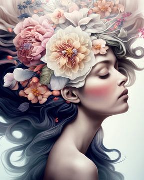Portrait "Flowerpower" by Studio Allee