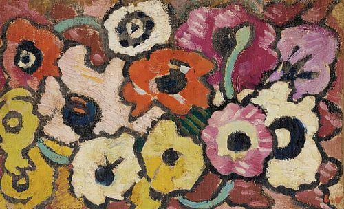 Louis Valtat - Panel with anemones (1922) by Peter Balan