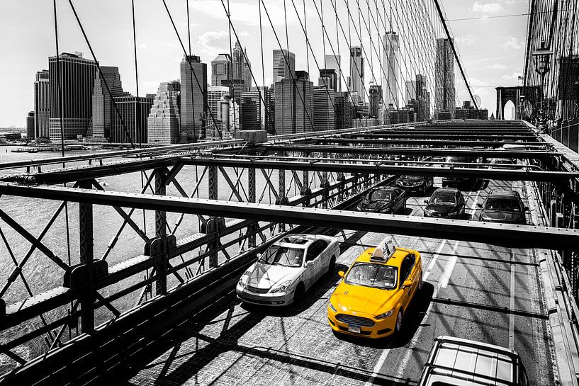 Brooklyn Bridge New York City par Bart van Dinten