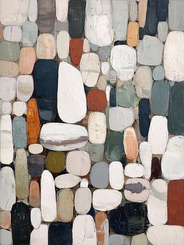 Abstract Beige Kieselsteine von Moderne Kollektion