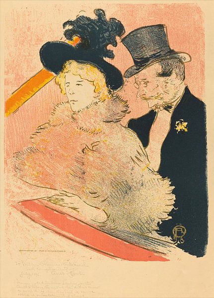 Auf dem Konzert, Henri de Toulouse - Lautrec von Liszt Collection