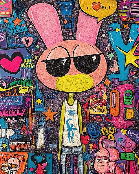 Urban Bunny Vibes by Art Lovers