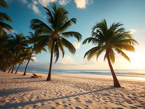 Tranquillity on the Azure Beach