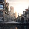 Het Belgische Gent | Sint Michielsbrug | middeleeuws centrum | zonsopgang | travelphotography van Laura Dijkslag