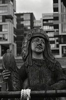 Houten figuur Indiaan