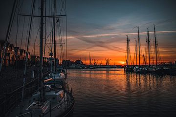 Stavoren harbour by Frank van Eis