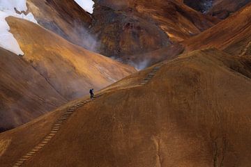 Les paysages impressionnants des Highlands d'Islande. sur Jos Pannekoek