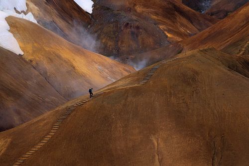 De indrukwekkende landschappen van de Highlands van Ijsland.