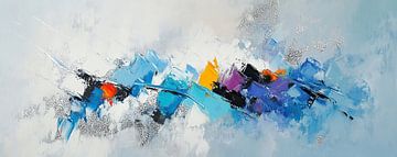 Abstracte Kleurenmix van ARTEO Schilderijen