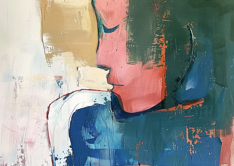 Modern portrait by Abstract Painting