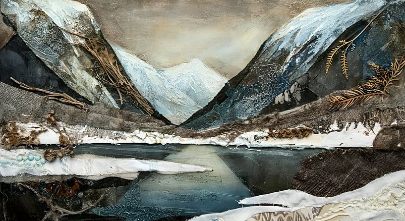 winterliche Fjordlandschaft von Nick Wendt