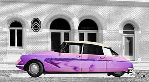 Citroën ID 19 Art Car à la Gare du Sud