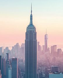 Sonnenaufgang über der Stadt NYC von Thea