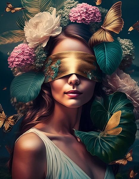golden longing for paradise by Bianca van Dijk