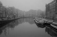 Amsterdam in black and white