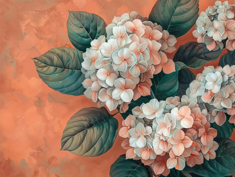 Roze Hortensia van Bloemen Studio