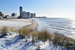 Winter in Vlissingen van Jacky