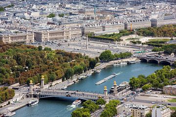 Paris Seine sur Blond Beeld