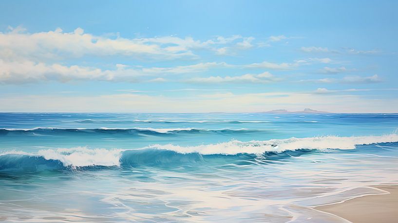 Sea breeze and white clouds by ByNoukk