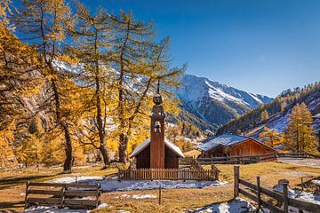 Heilig Hart van Jezus-kapel op de Jörgnalm in Ködnitztal, Kals van Christian Müringer