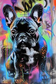 Pop Art Frenchie by ARTemberaubend