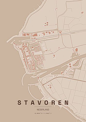 Plan de Stavoren