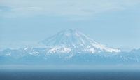 Snowy mountain Alaska