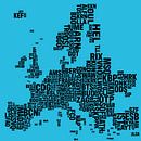 Map of European airports by Stef van Campen thumbnail